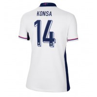 Camisa de time de futebol Inglaterra Ezri Konsa #14 Replicas 1º Equipamento Feminina Europeu 2024 Manga Curta